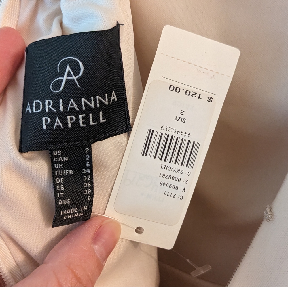 Anthropologie / BHLDN / Adrianna Papell Nadine Dress NWT - Picture 4 of 5